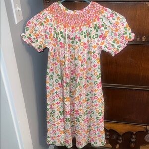 Amanda Remembered Floral Smocked Dress